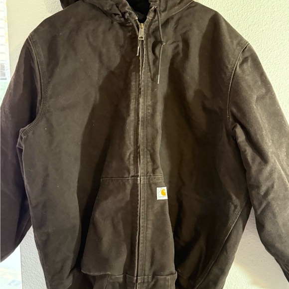 Carhartt Men's Dark Brown Bomber Jacket #14806 - Picture 2 of 6